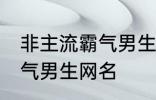 非主流霸气男生网名 好听的非主流霸气男生网名