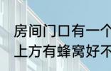 房间门口有一个蜂窝是什么兆头 门口上方有蜂窝好不好